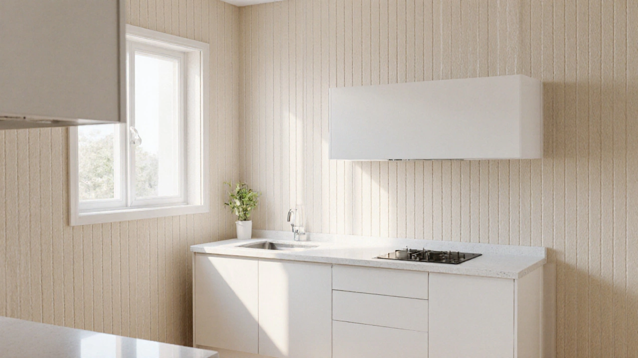 Какие обои зрительно увеличивают кухню: лучшие цвета, узоры и текстуры