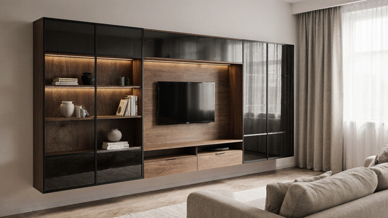 Какие стенки сейчас в моде в 2024 году: тренды, материалы и практичные решения