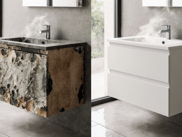 Что лучше для ванной комнаты: МДФ или ДСП?