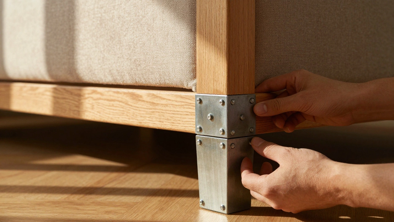 Проверка качества каркаса и креплений дивана