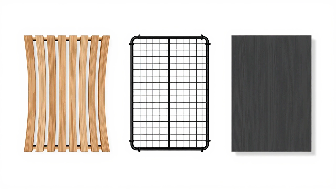 Сравнение трех типов оснований для мебели